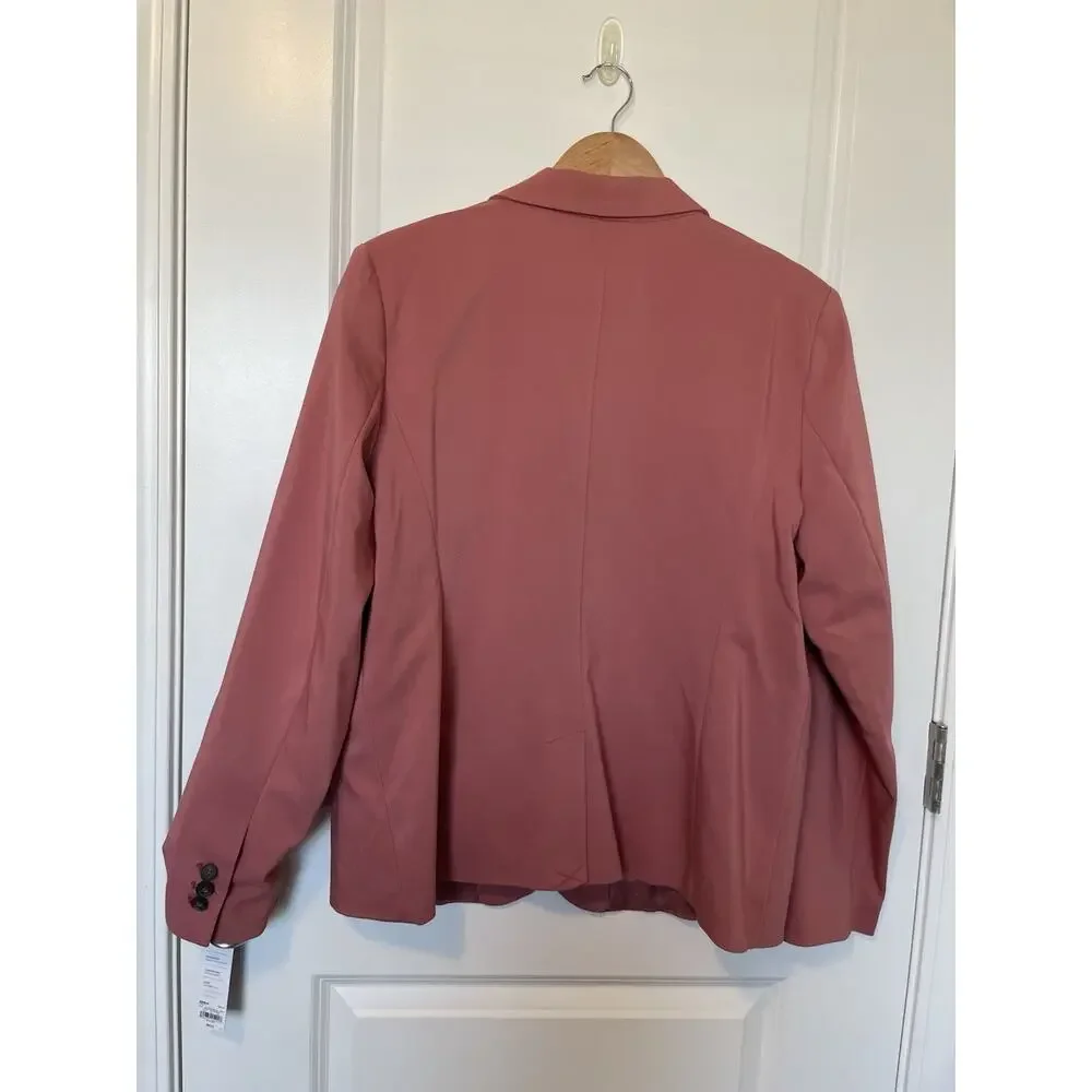 NWT Apt 9 Torie Blazer Jacket Stretch Office Workwear Business Sleek All Season - Picture 3 of 11